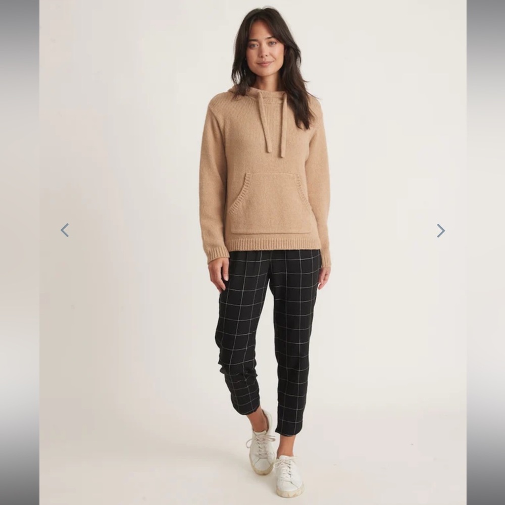 Marine Layer Allison Pant in Windowpane pattern sz Medium
